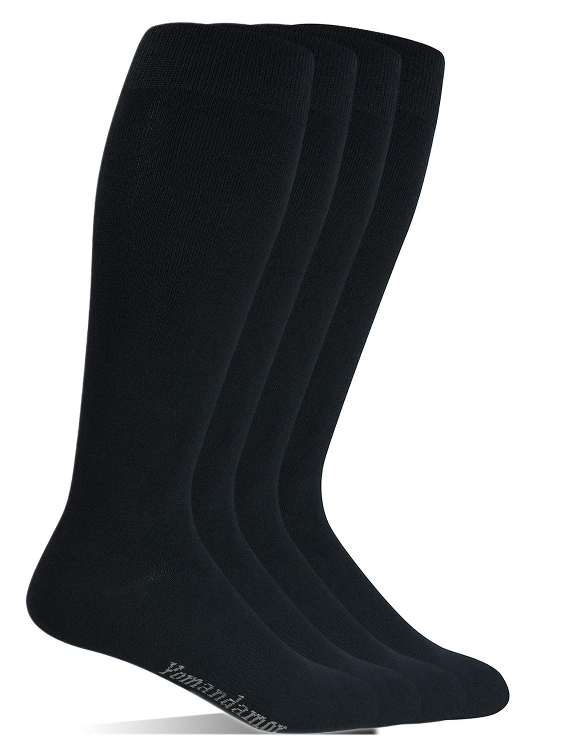 Men Formal Wear With Boots - Yomandamor-Calcetines Extra anchos de bambú para