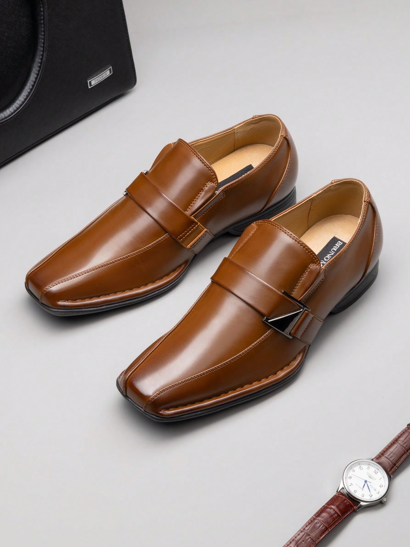 Formal Men Daily Wear Footwear - Mocasines de cuero con forro para