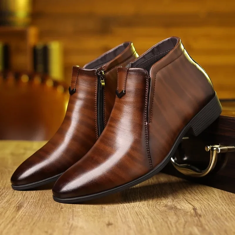 Botas de lujo para hombre, bot - Men Formal Wear With Boots reseña y precio