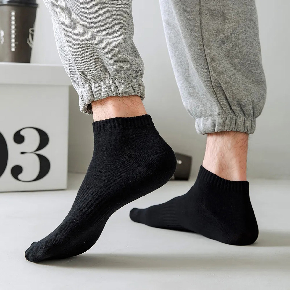 1/5 pares de calcetines tobill - Sock Garter Men reseña y precio