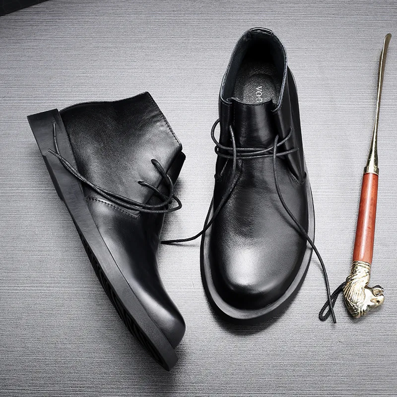 Botas Oxford de ante vacuno ha - Men Formal Wear With Boots reseña y precio