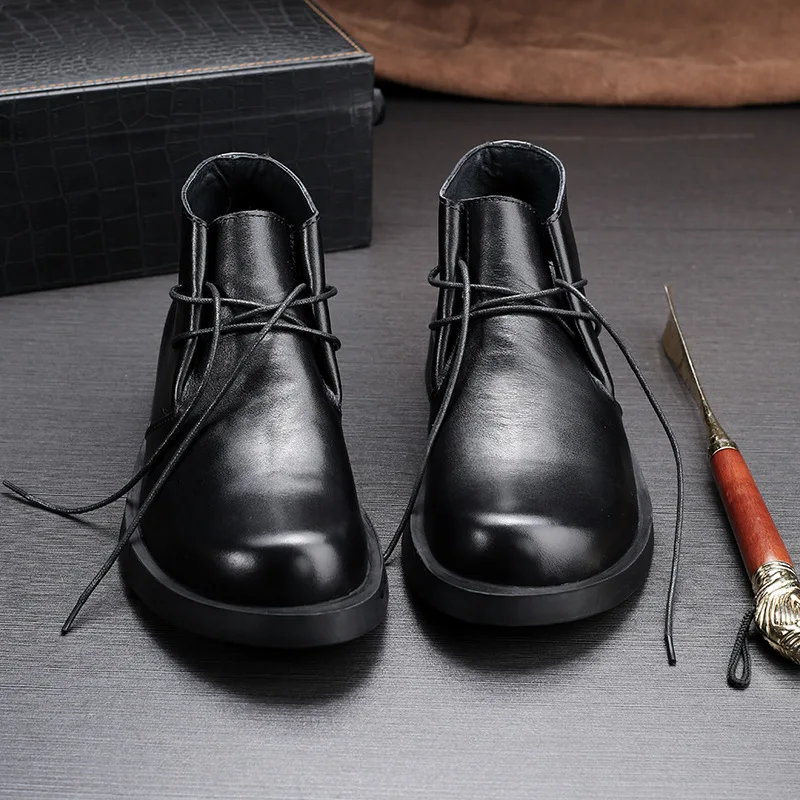 Botas Oxford de ante vacuno ha - Men Formal Wear With Boots reseña y precio