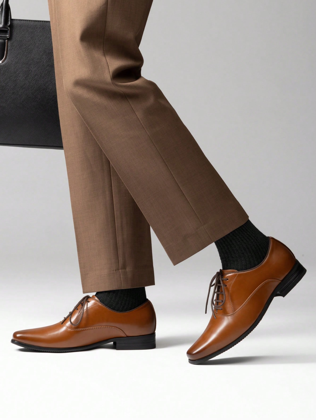 Zapatos Oxford de vestir marro - Formal Men Daily Wear Footwear reseña y precio