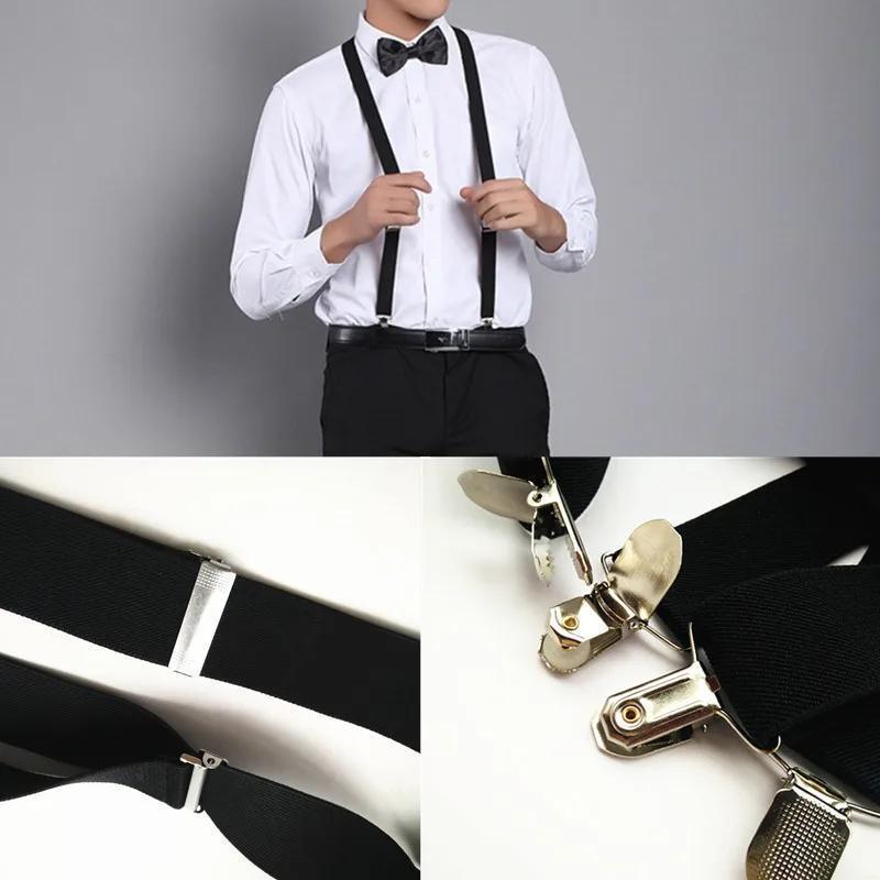 Tirantes elásticos ajustables  - Men'S Formal Wear With Suspenders reseña y precio